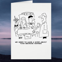 Funny Medical Cartoon Doctor's Bedside Manner