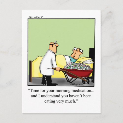 Funny Medical  Doctor Humor Postcard