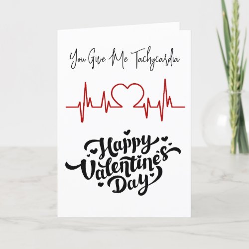 Funny Medical Doctor Nurse Valentines Day  Holiday Card