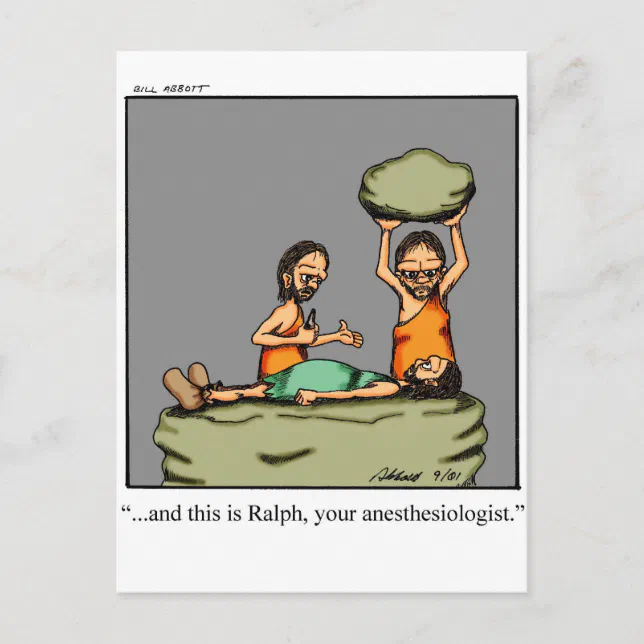 Funny Medical Gift Postcard Zazzle