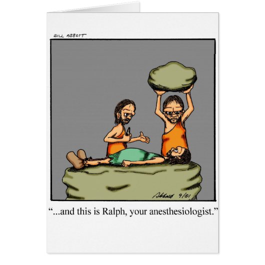 Funny Medical Gifts! Cards (Front)