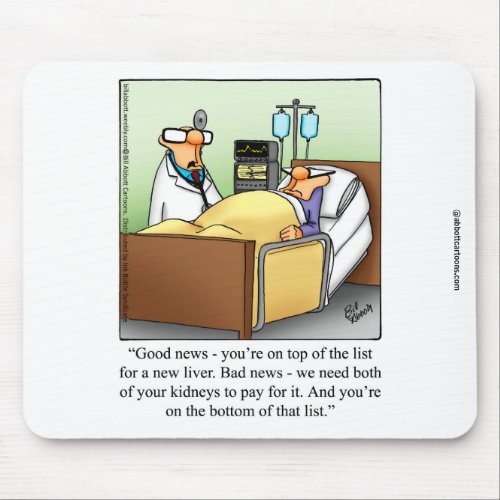 Funny Medical Humor Mousepad