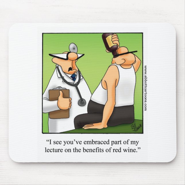 Funny Medical Humor Mousepad Gift "Spectickles" (Front)