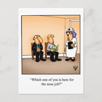 Funny Medical Humor Postcard by Pandemoniumcartoons at Zazzle