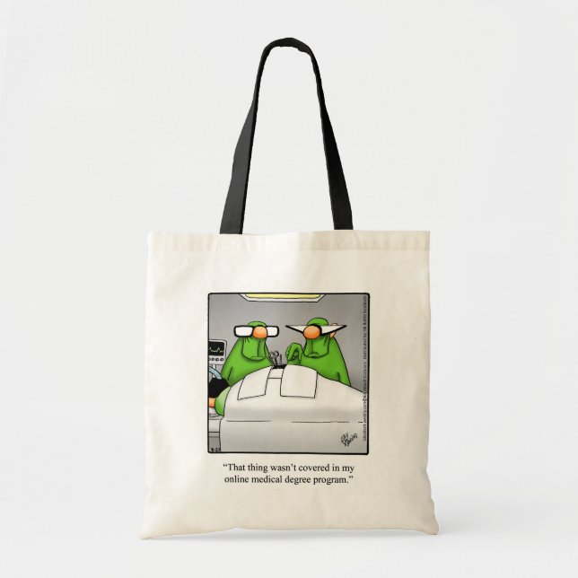 Funny Medical Humor Tote Bag Gift (Front)