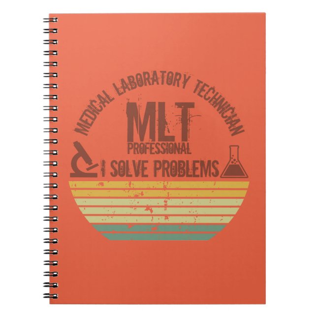 Funny medical lab tech notebook (Front)