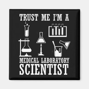 Funny medical lab tech scientist humor laboratory magnet