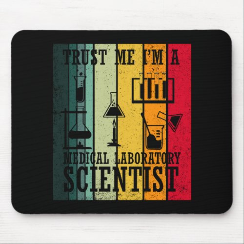 Funny medical lab tech scientist humor mouse pad