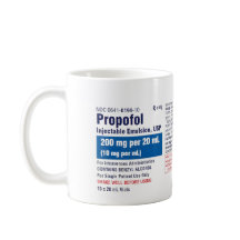 Funny Medical Propofol Label