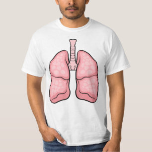 Funny Medical Science Anatomy Human Lungs T-Shirt