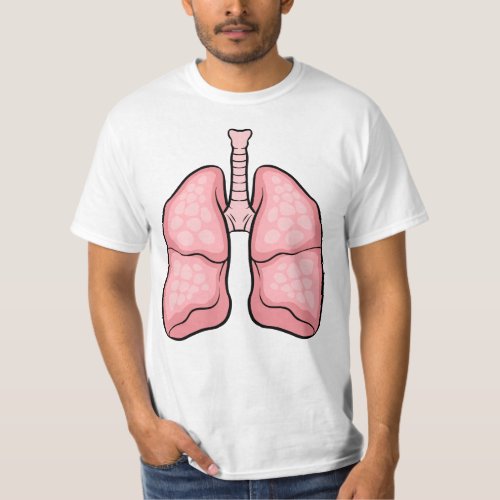 Funny Medical Science Anatomy Human Lungs T_Shirt