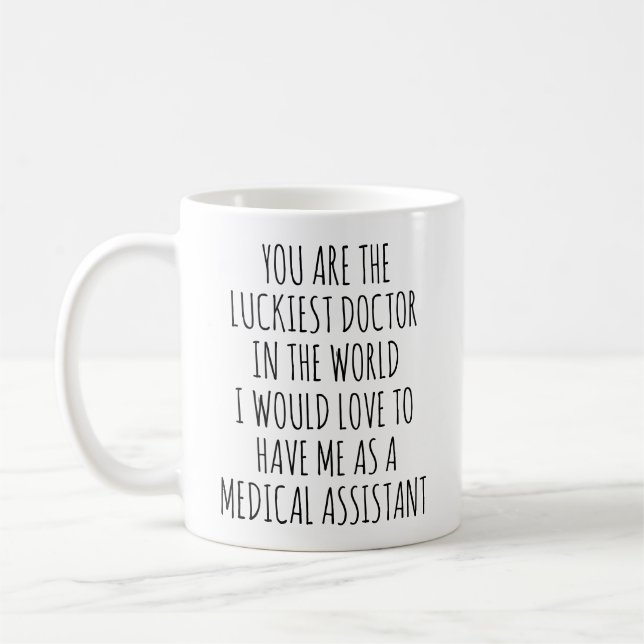 Funny Medical Student gift Physician Assistant Doc Coffee Mug (Left)