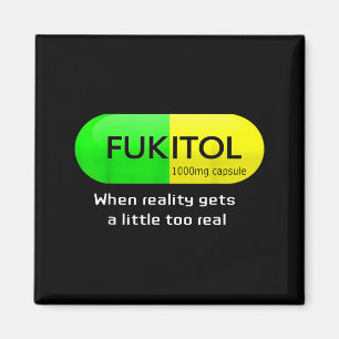 Funny Medication Gooditol Capsule Pharmacy Humor  Magnet