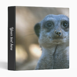 Funny Meerkat Binder -Customized