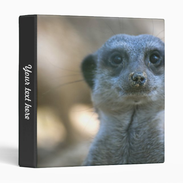 Funny Meerkat Binder -Customized (Front/Spine)