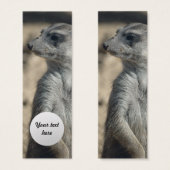 Funny Meerkat Custom Bookmark (Front & Back)