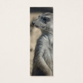 Funny Meerkat Custom Bookmark (Back)