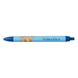 Funny meerkat family cartoon illustration pen