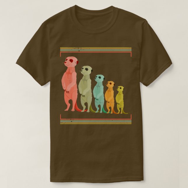 Funny Meerkat T-Shirt (Design Front)