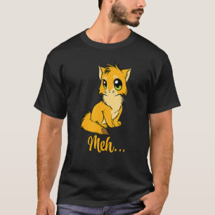 Funny Meh Cat Gift for Cat Lovers T-Shirt