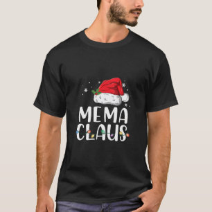 Funny Mema Claus Christmas T-Shirt Pajamas Santa G