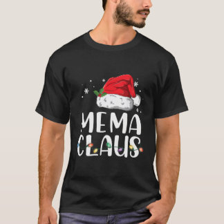 Funny Mema Claus Christmas T-Shirt Pajamas Santa G