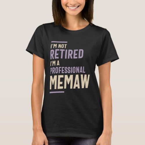 Funny Memaw T_Shirt