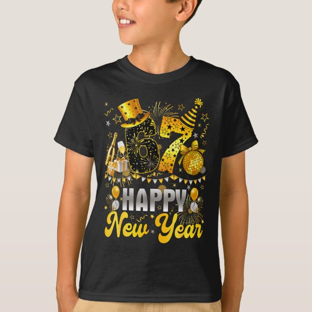 Funny Meme 67 Happy New Year 2026 Six Seven Family T-Shirt (Front)