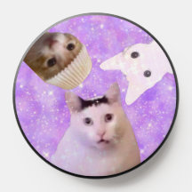 funny meme cat popsocket of The Council of Cats