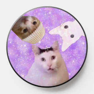 funny meme cat popsocket of The Council of Cats