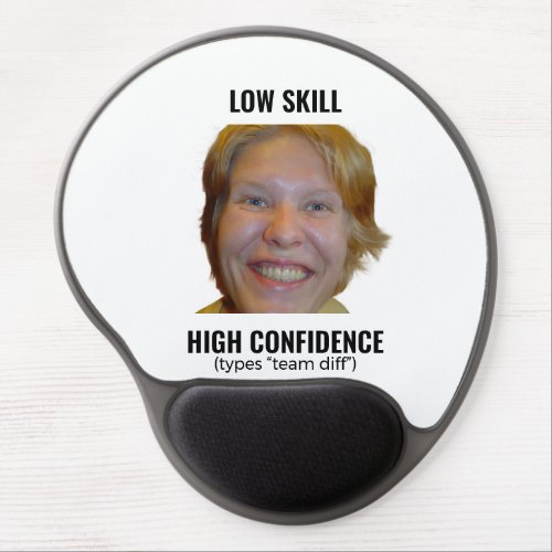 Funny Meme Gamer Mousepad High Confidence