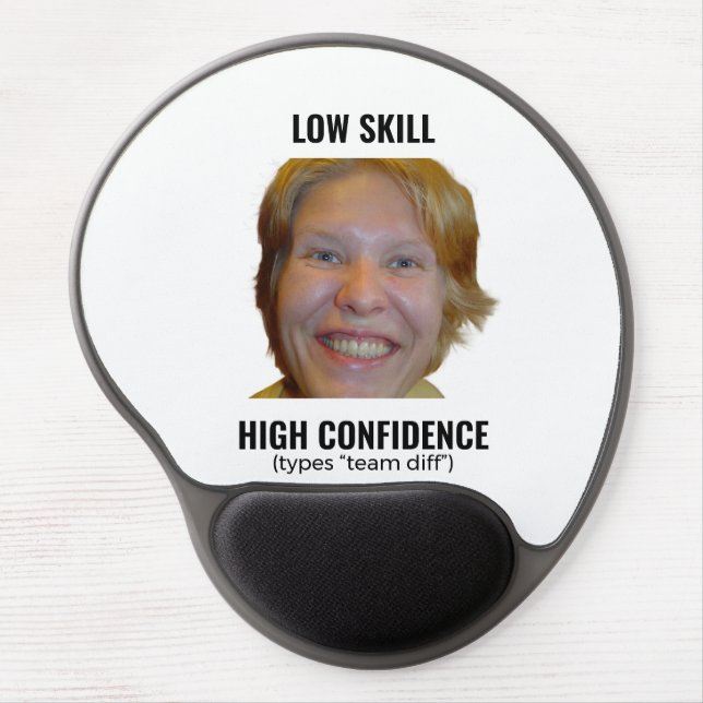 Funny Meme Gamer Mousepad High Confidence (Front)