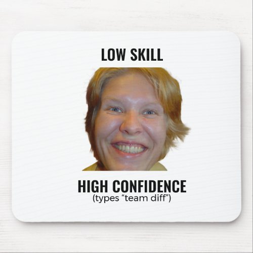 Funny Meme Gamer Mousepad High Confidence