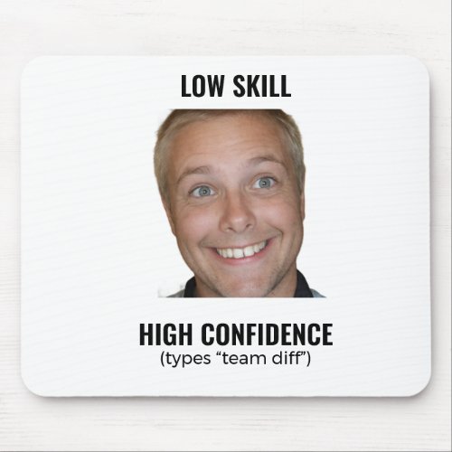 Funny Meme Gamer Mousepad Low Skill