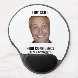 Funny Meme Gamer Mousepad Low Skill