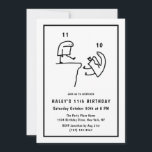 Funny Meme Humor Simple Black White 11th Birthday Invitation<br><div class="desc">Funny Meme Humor Simple Black White 11th Birthday Add a touch of humor to your 11th Birthday celebration with our 'Funny Meme Humor Simple Black White' themed invitation! Dive into a fun-filled event inspired by popular memes in a sleek black and white design. Customize your invite now and let the...</div>