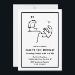 Funny Meme Humor Simple Black White 12th Birthday Invitation<br><div class="desc">Funny Meme Humor Simple Black White 12th Birthday Add a touch of humor to your 12th Birthday celebration with our 'Funny Meme Humor Simple Black White' themed invitation! Dive into a fun-filled event inspired by popular memes in a sleek black and white design. Customize your invite now and let the...</div>