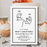 Funny Meme Humor Simple Black White 60th Birthday  Invitation<br><div class="desc">Funny Meme Humor Simple Black White 60th Birthday Add a touch of humor to your 60th Birthday celebration with our 'Funny Meme Humor Simple Black White' themed invitation! Dive into a fun-filled event inspired by popular memes in a sleek black and white design. Customize your invite now and let the...</div>