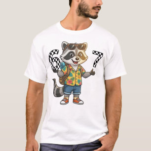 Funny Meme Six seven Jimothy Raccoon T-Shirt