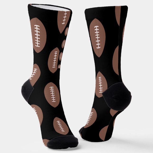 Funny men American football team,fan Socks (Angled)