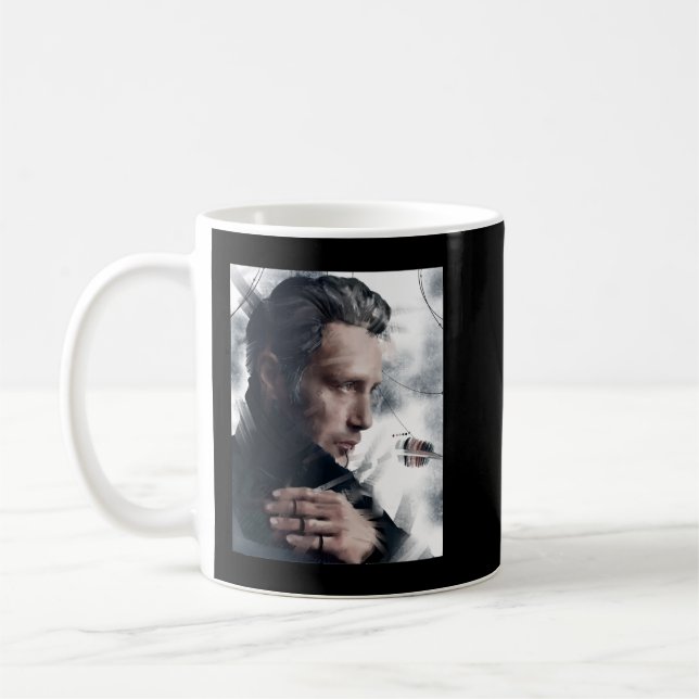 Funny Men Mads Influential Mikkelsen Love You Fans Coffee Mug (Left)