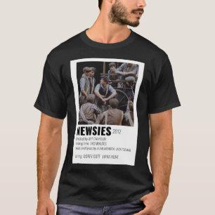 Funny Men Newsies Closing Broadway Musical Poster T-Shirt