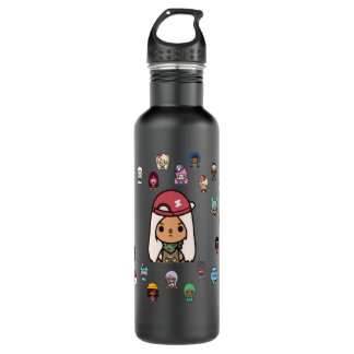 Funny Men Toca Child Boca Friendly Gift Music Fans Stainless Steel Water Bottle