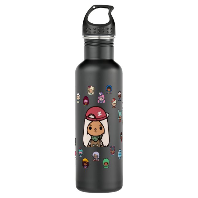 Funny Men Toca Child Boca Friendly Gift Music Fans Stainless Steel Water Bottle (Front)
