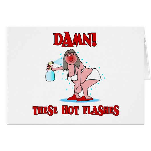 Funny Menopause Cards (Front Horizontal)