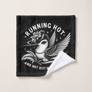 Funny Menopause Hot Flash Wash Cloth