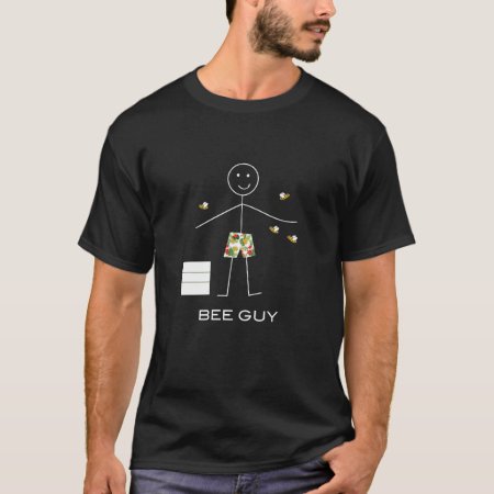 Funny Mens Beekeeper Stick Bee Guy T-shirt