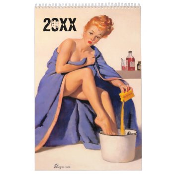 Funny Men's Calendar. Editable To 2016 Calendar by Boopoobeedoogift at Zazzle