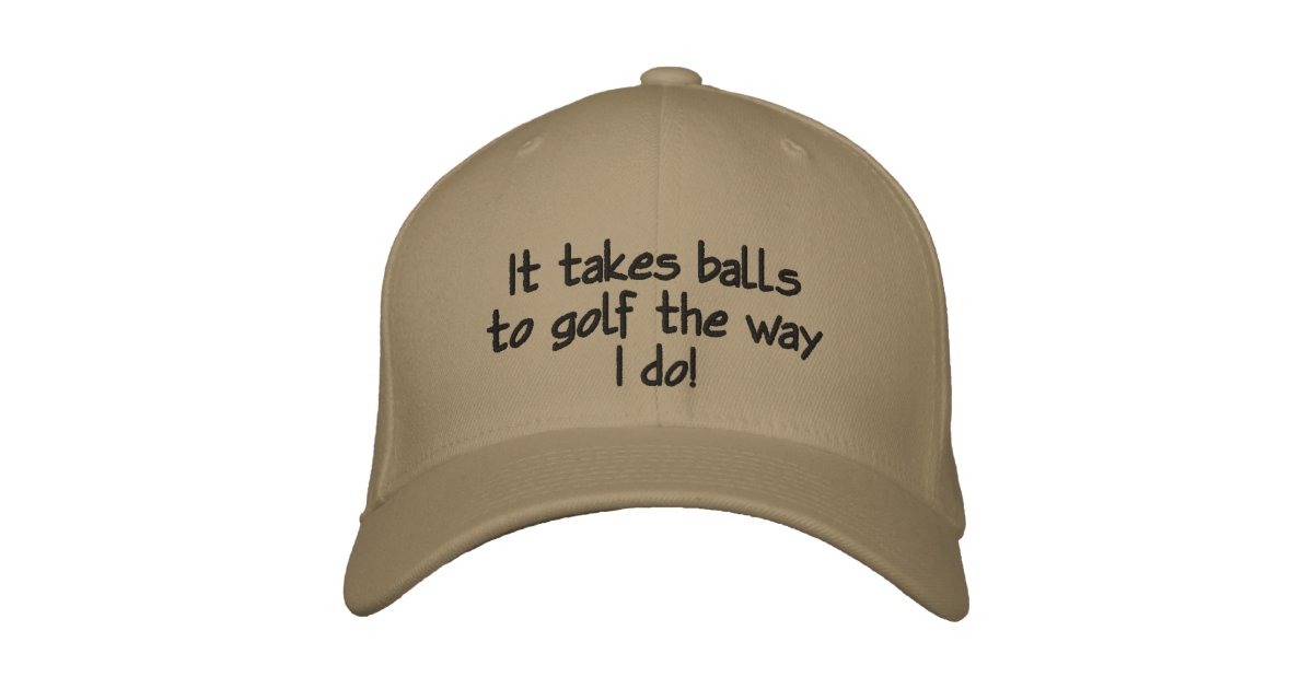 funny golf hats