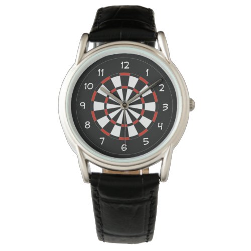 Funny Mens Dartboard Watch